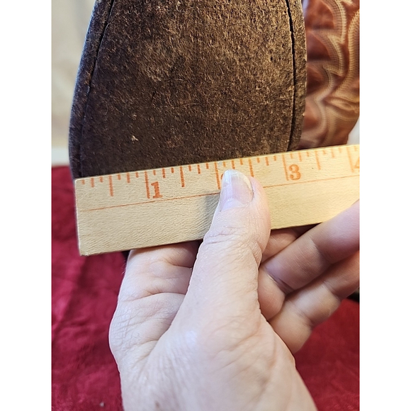 Vintage Durango Eel Skin Leather Western Cowgirl Boots Size 6B - Picture 12 of 12